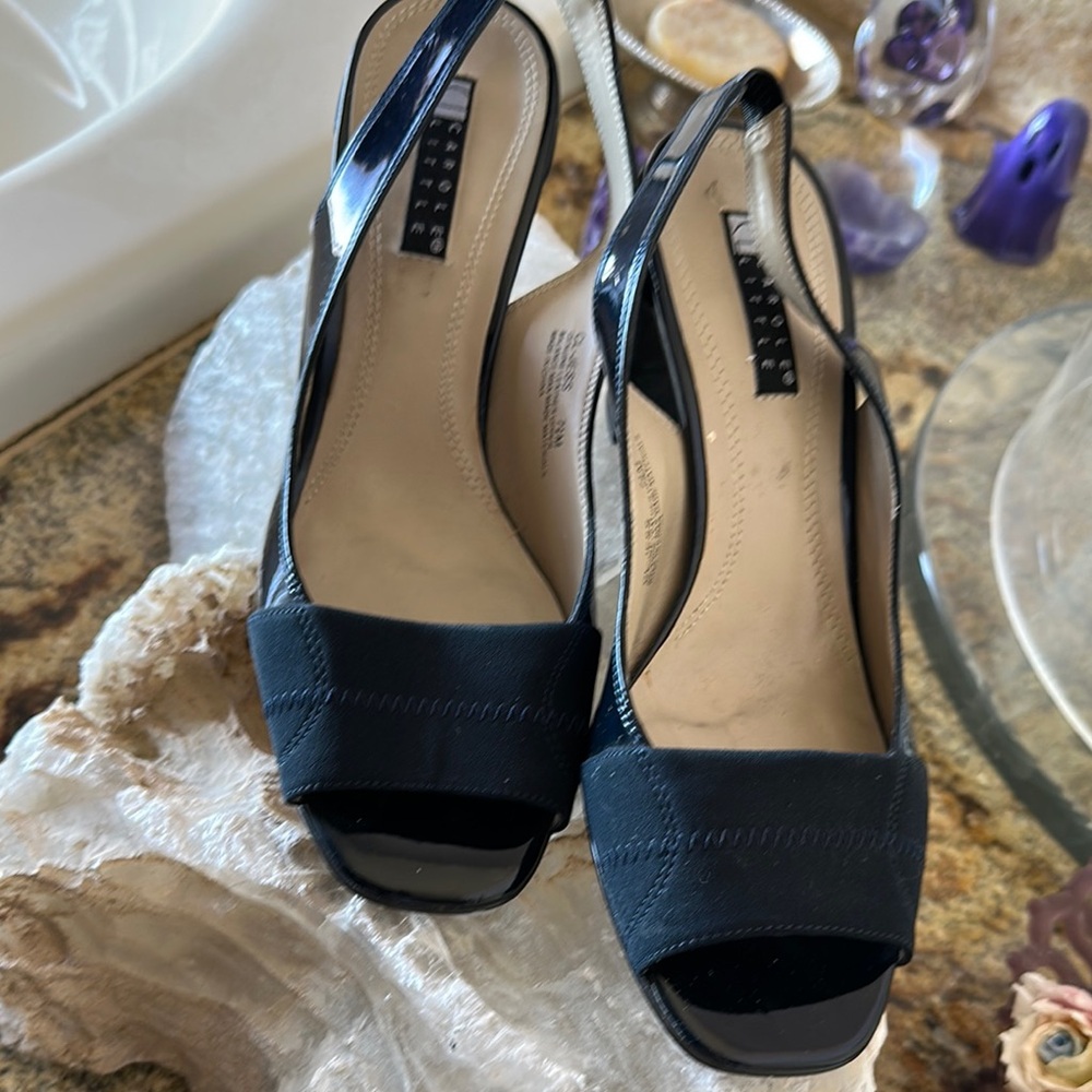 Elegant Black Slingback Heels